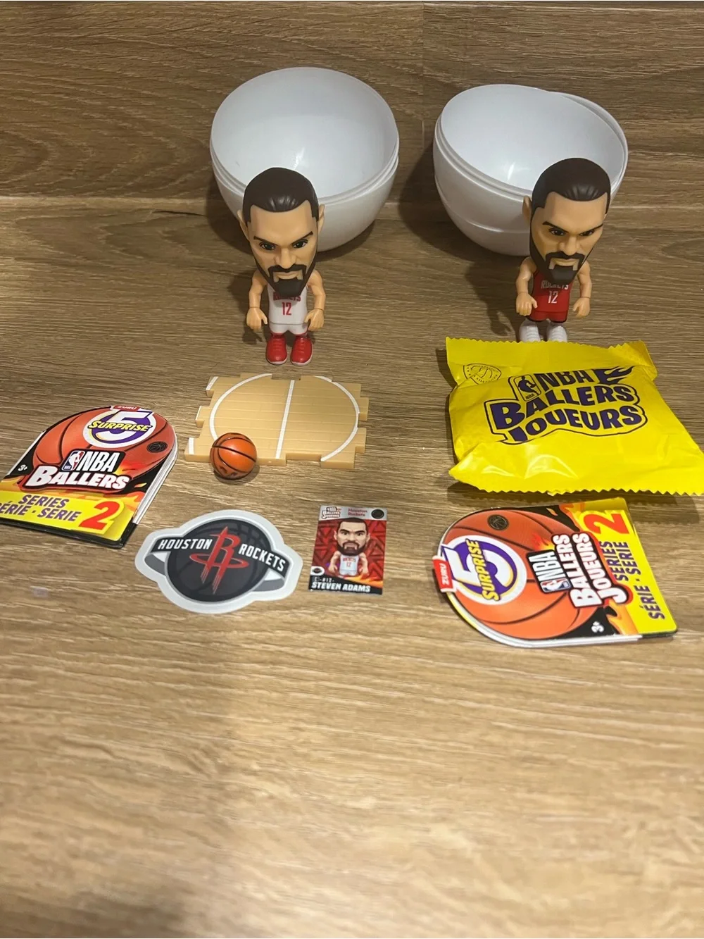 Basketball Player Collectible Figure - Red and White Jersey